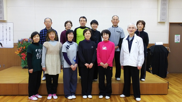 津幡町太極拳協会「練功講習会」